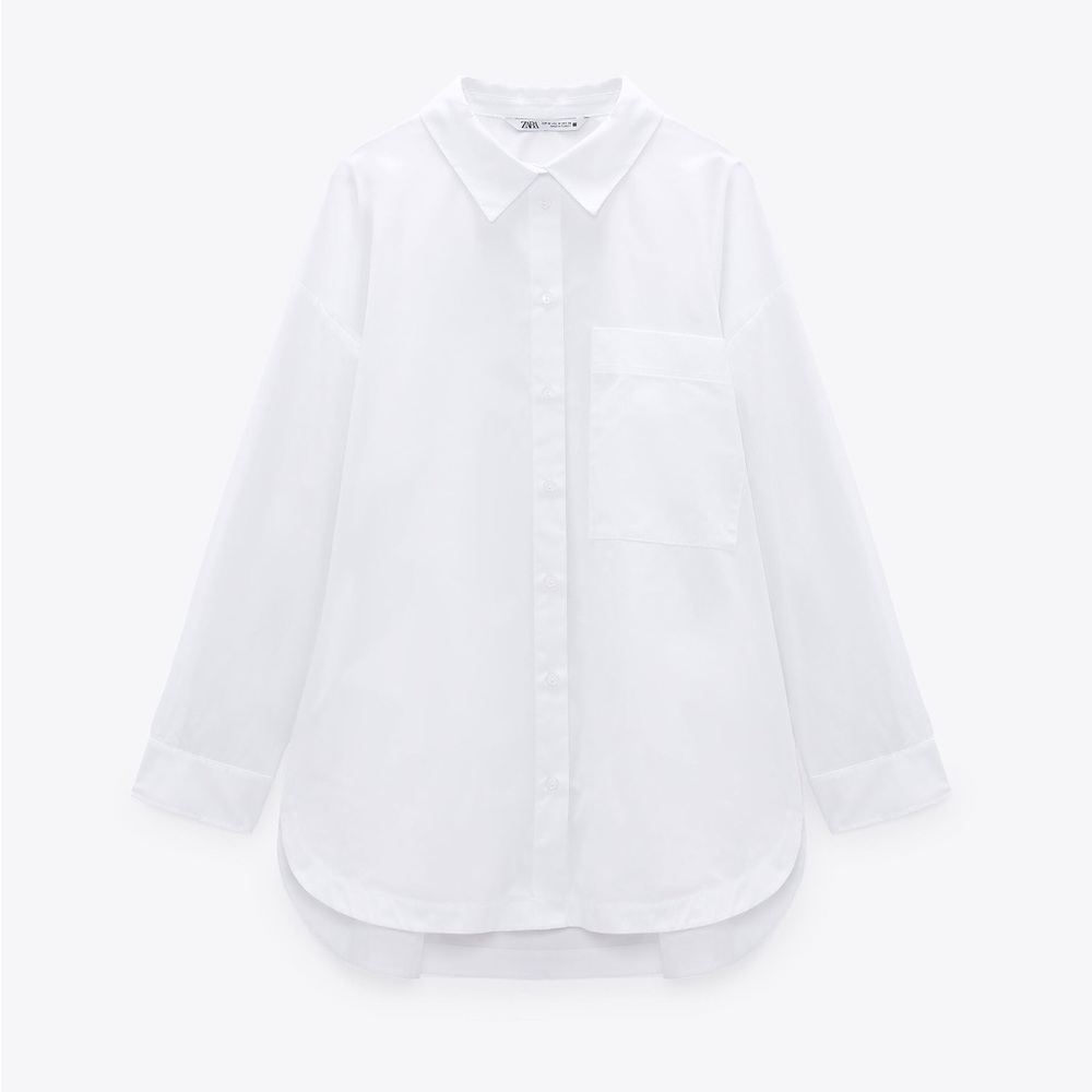 ZARA OVERSIZED POPLIN SHIRT